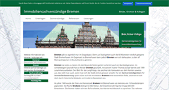 Desktop Screenshot of immobiliensachverstaendige-bremen.de